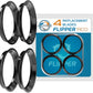 Flipper Pico 2 in 1 Aquarium Magnet Cleaner Replacement Blades 4 Pack
