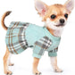 Plaid Dog Sweater Dress for Small Dogs – Warm Winter Outfit for Girl & Boy Puppies