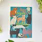 Playful Cats Lasercut  Birthday Card