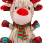 Plush Crinkle Squeaky Dog Toy for Small Medium & Large Dogs – Tough Chew