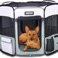Pop Up Dog Playpen Portable Foldable Pet Exercise Pen Indoor Outdoor Puppy Travel