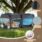 Portable Cat & Dog Playpen 2-in-1 Foldable Indoor Pet Tent Large Collapsible
