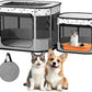Portable Cat & Dog Playpen Foldable Pet Tent 32" Indoor Outdoor 600D Oxford