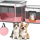 Portable Cat & Dog Playpen Foldable Pet Tent 32" Indoor Outdoor 600D Oxford