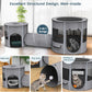 Portable Pet Playpen with Tunnel Foldable 3-in-1 Indoor Outdoor Small Pet & Cats