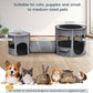 Portable Pet Playpen with Tunnel Foldable 3-in-1 Indoor Outdoor Small Pet & Cats