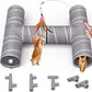 Portable Pet Playpen with Tunnel Foldable 3-in-1 Indoor Outdoor Small Pet & Cats