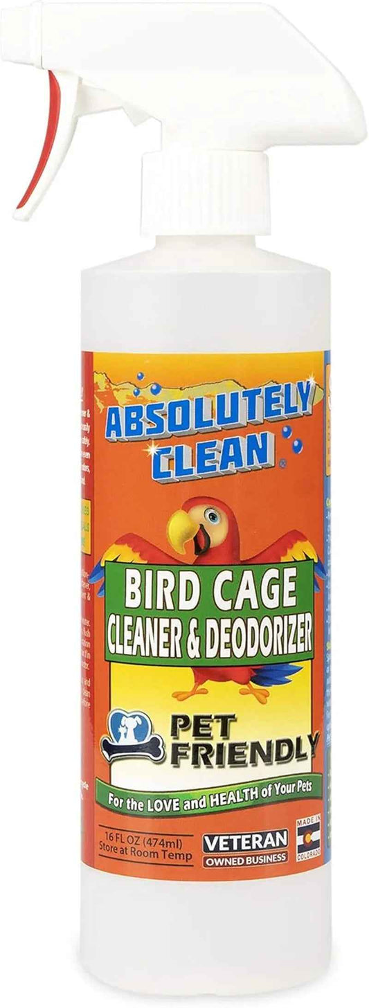 Bird Cage Cleaner & Deodorizer – 4X Concentrate