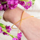 X Leaf Bangle Bracelet