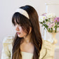 Clara Lace and Linen Headband