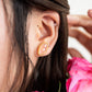 Mila Leaf Earrings - Gold