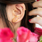 Mila Leaf Earrings - Gold