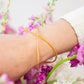 X Leaf Bangle Bracelet
