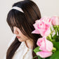Blush Lace Skinny Headband