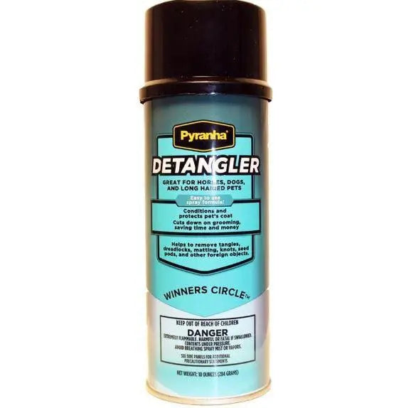 Pyranha Aerosol Spray Detangler for Horses & Dogs 10oz.