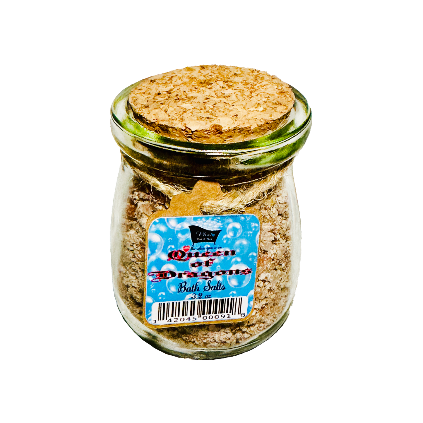 Queen of Dragons Natural Bath Salts with Kaolin Clay Avocado Oil & Sea Salt  Dragons Blood Type | 3.5 oz
