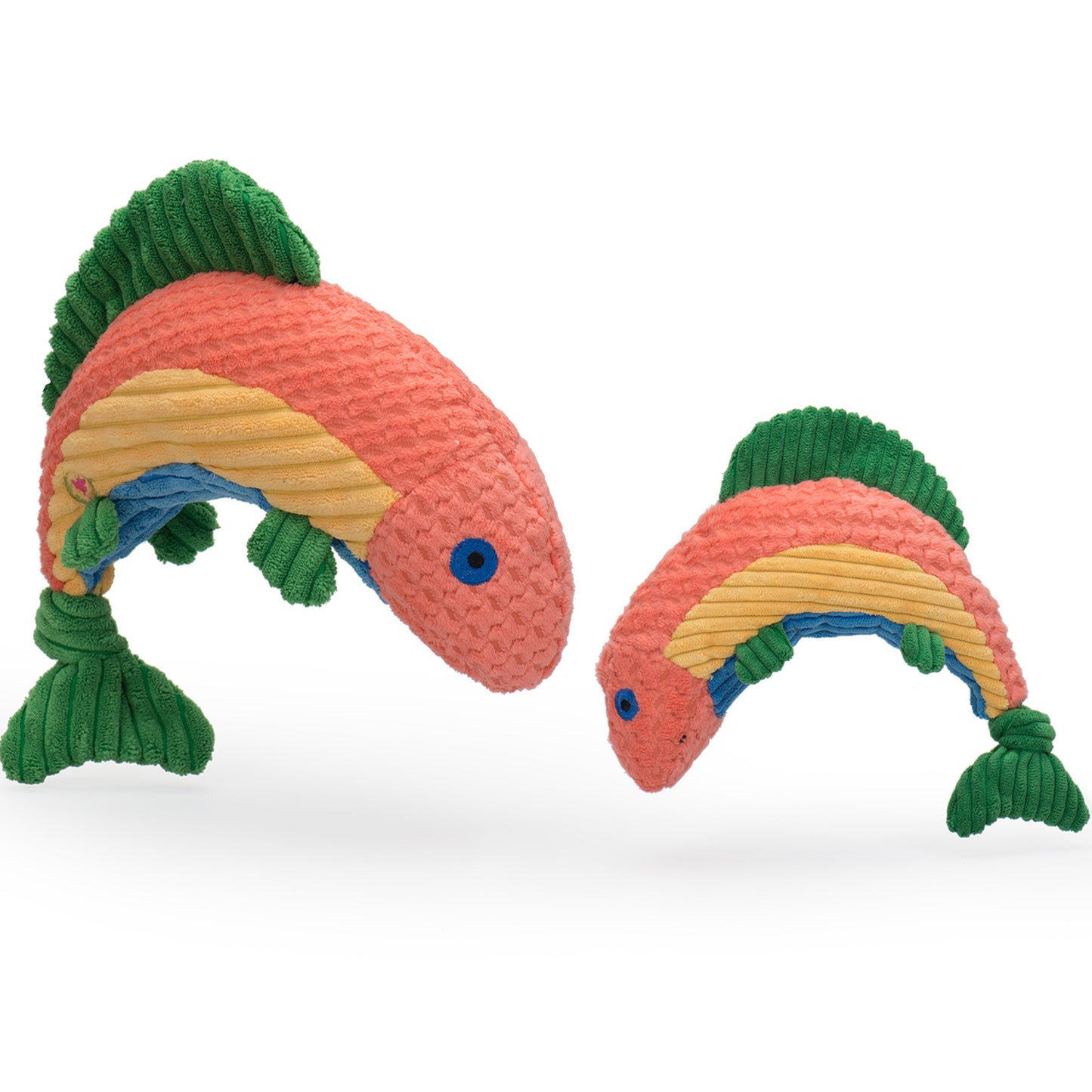 Rauccous Rainbow Trout Knottie® Plush Dog Toy