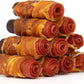 Rawhide Free Dog Treats 3 Inch Chicken Duck Beef Rolls 16 Count 21oz