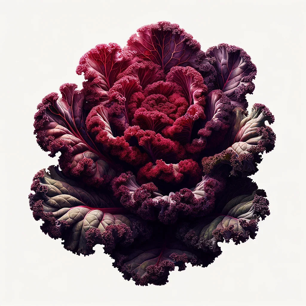Kale (Frisé Rouge) Seeds (4x)