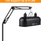 Reptile Lamp Stand w/ Adjustable Height & Swing Arm – Heat Lamp Holder
