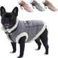 Retro Aviator Dog Jacket Faux Leather Sherpa Coat XS-3XL Winter