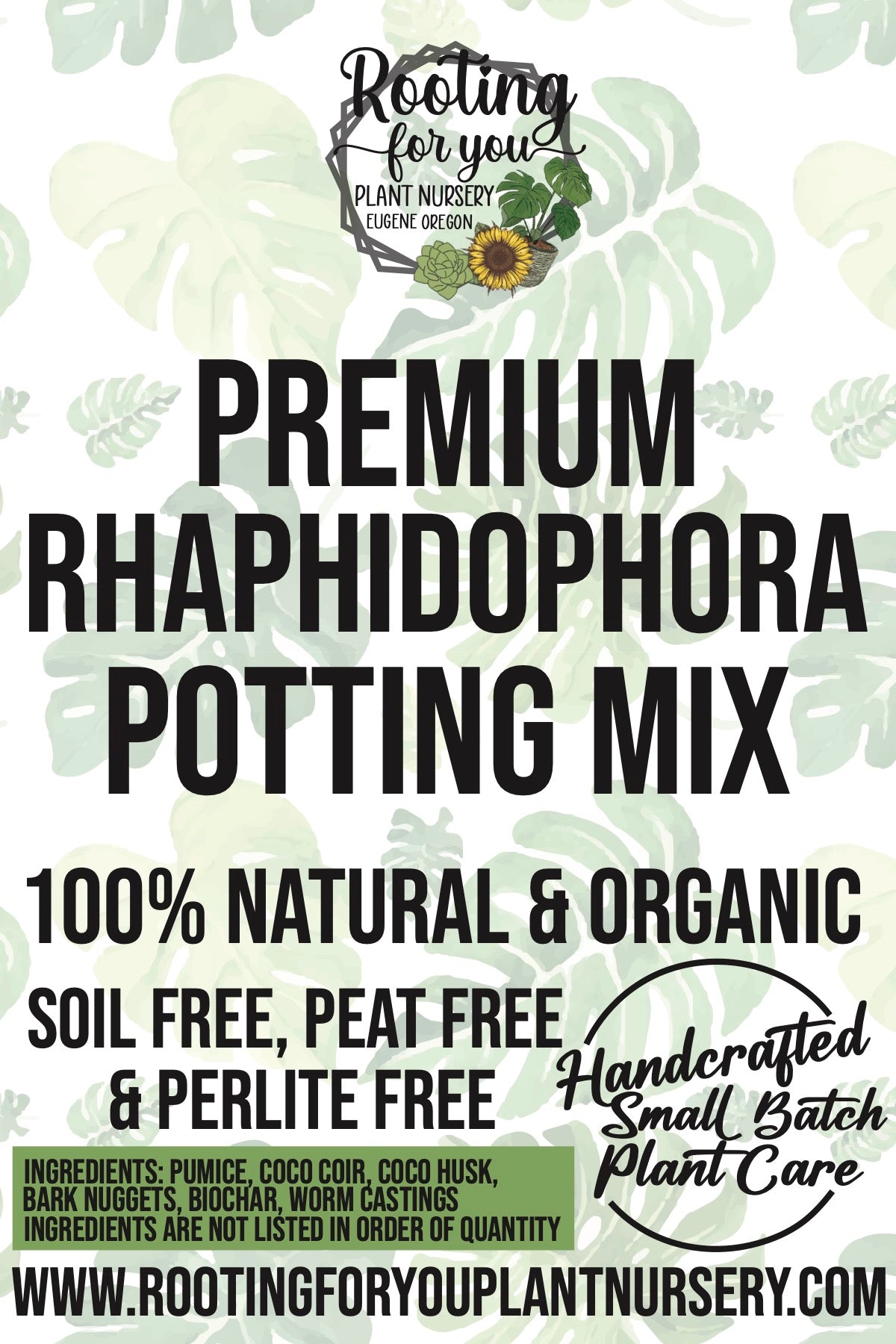 RHAPHIDOPHORA Premium Potting Mix