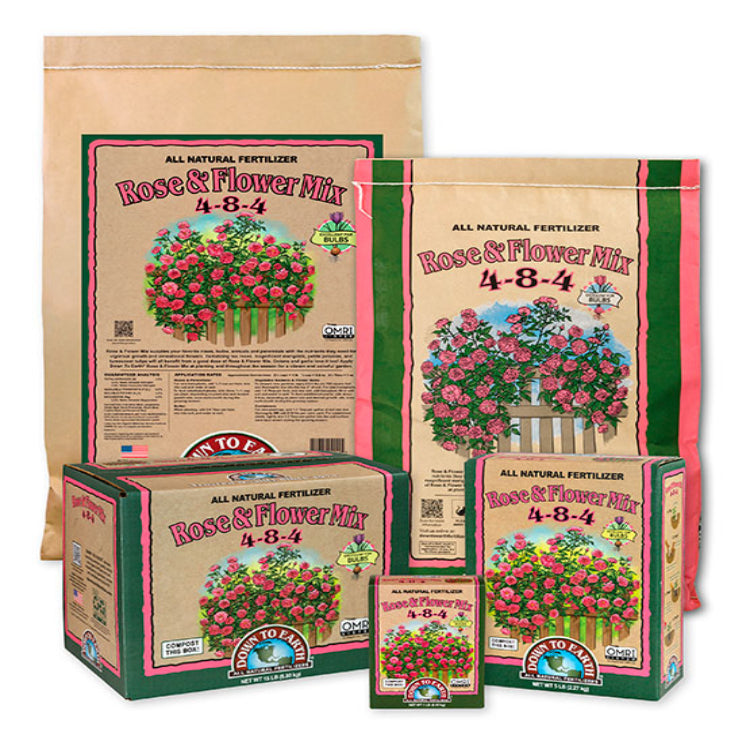 Mezcla de rosas y flores Down To Earth 4-8-4