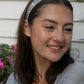 Rosy Outlook Ribbon Headband