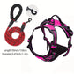 Service Dog Harness Front Clip Heavy Duty Reflective Easy Control Handle for Large Dog Walking?Easy to Control for Small Medium
