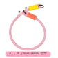 New Pet P-chain Explosion-proof Punching Anti Slip Wear-resistant Cotton Candy Traction Rope for Walking Dog