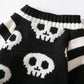 Halloween Pet Costume Skull Knitted Sweater Spring and Autumn Warmth for Cats and Dogs