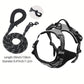 Service Dog Harness Front Clip Heavy Duty Reflective Easy Control Handle for Large Dog Walking?Easy to Control for Small Medium