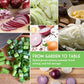 6 Onion Seed Collection – Red, White, Yellow, Bunching & Storage Varieties for Every Growing Region