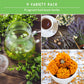 Medicinal Tea Herb Seeds Collection – 9 Heirloom Non-GMO Herbs for Calming Teas, Wellness & Home Apothecary Gardens (Chamomile, Lavender, Peppermint, Sage & More)