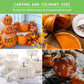 Pumpkin Seeds Variety Pack – 4 Heirloom Non-GMO Varieties for Baking, Carving, Fall Décor & Family Gardening