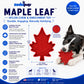 Juguete masticable de nailon para perros con forma de hoja de arce canadiense - Duradero y fabricado en EE. UU.