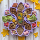 Cuenco para perros de alimentación lenta Mandala Softie eTray poco profundo con ventosas | Hecho en EE. UU.