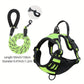 Service Dog Harness Front Clip Heavy Duty Reflective Easy Control Handle for Large Dog Walking?Easy to Control for Small Medium