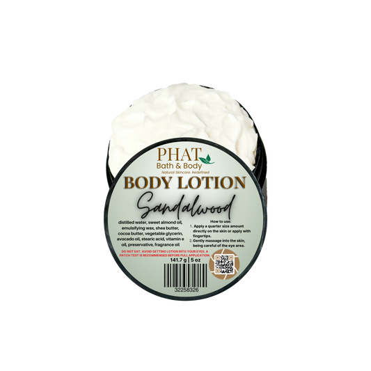 Sandalwood Moisturizing Body Lotion for Men with Essential Oil | 5 oz