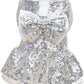 Sequin Bow Party Dress for Small Dogs Formal Dance Outfit All Sizes