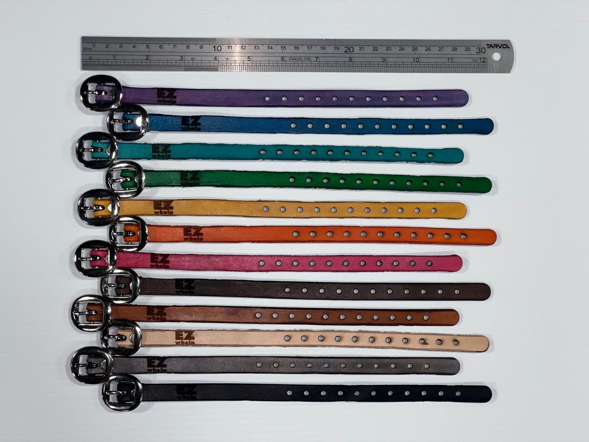 Collares de cuero genuino para cachorros (juego de 12)