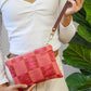 Shades of Apricot Wristlet Purse