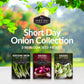 Short Day Onion Seed Collection – Red Burgundy, White Grano & Tokyo Long White Bunching for Southern Gardeners