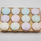 12 Aromatherapy Shower Steamers - NEWEST - Most Popular scents - 100% Essential Oil Blends - individually wrapped 1.6 oz each