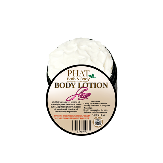 Slay Moisturizing Body Lotion with Shea & Cocoa Butter Bite Me Type | 5 oz