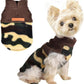 Small Dog Fleece Sweater Leopard Warm Puppy Pullover XS–L (7 color options)