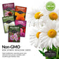 5-Variety Heirloom Flower Seed Collection – Non-GMO Annual & Perennial Blooms for Pollinator Gardens and Cut Arrangements