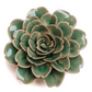 Ceramic Small Green Tea Rose