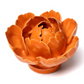 Ceramic Small Orange Peony Flower