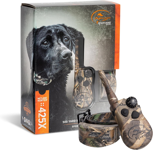 SportDOG 425X Dog Training Collar 500 Yard Waterproof Rechargeable Camo